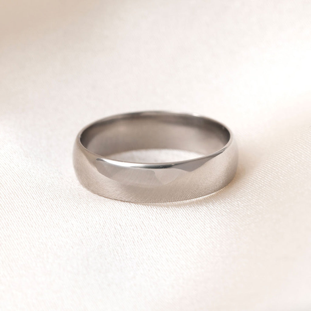 Higgins 6mm | Men's Wedding Ring in Palladium 500