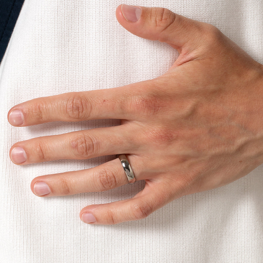 Higgins 6mm | Men’s Wedding Ring in Palladium 500 - Rings