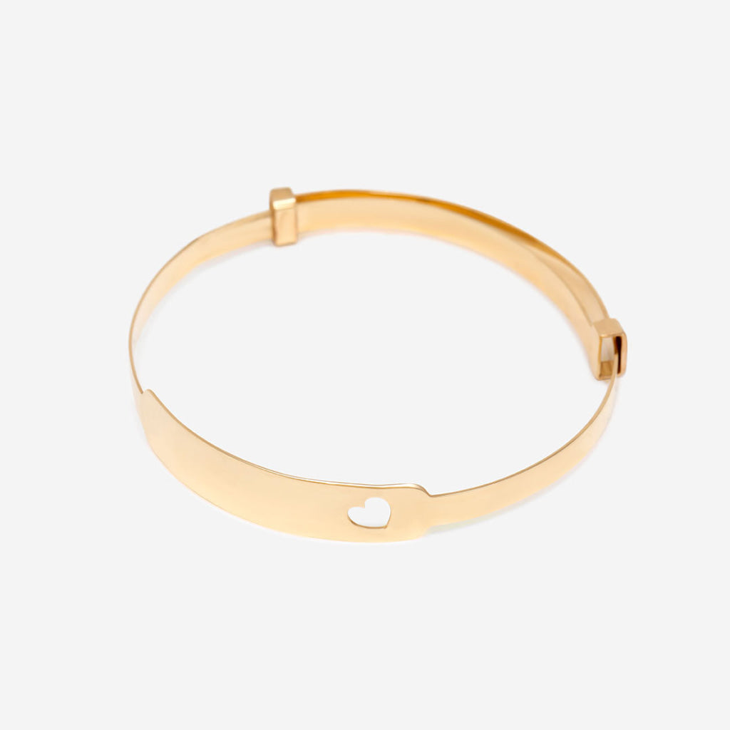 Hold my Heart - Baby Bangle | Free Engraving