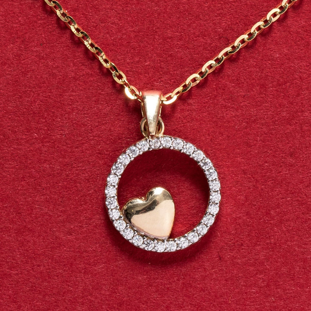 Hold My Heart Forever Necklace | 9ct Gold - Necklace