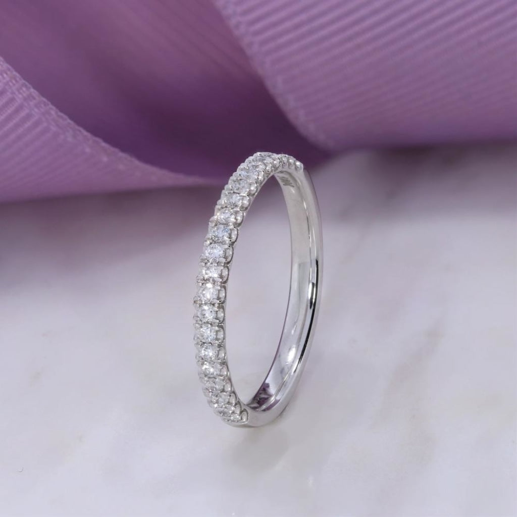 Holly - 9ct White Gold | Diamond Wedding Ring - Rings