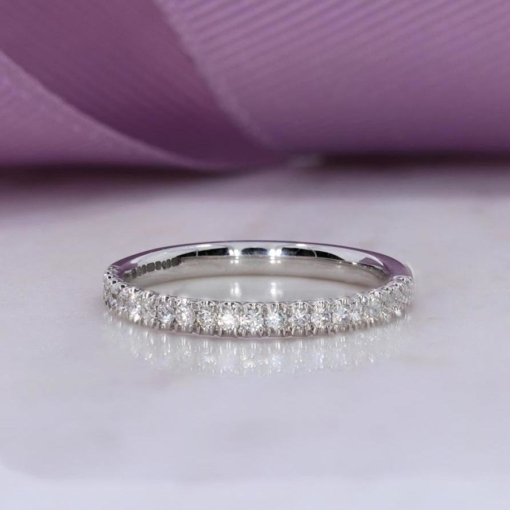 Holly - 9ct White Gold | Diamond Wedding Ring - Rings