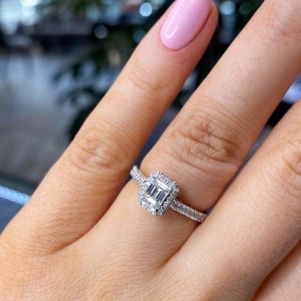 HOLOCENE Platinum | Diamond Engagement Ring - Rings