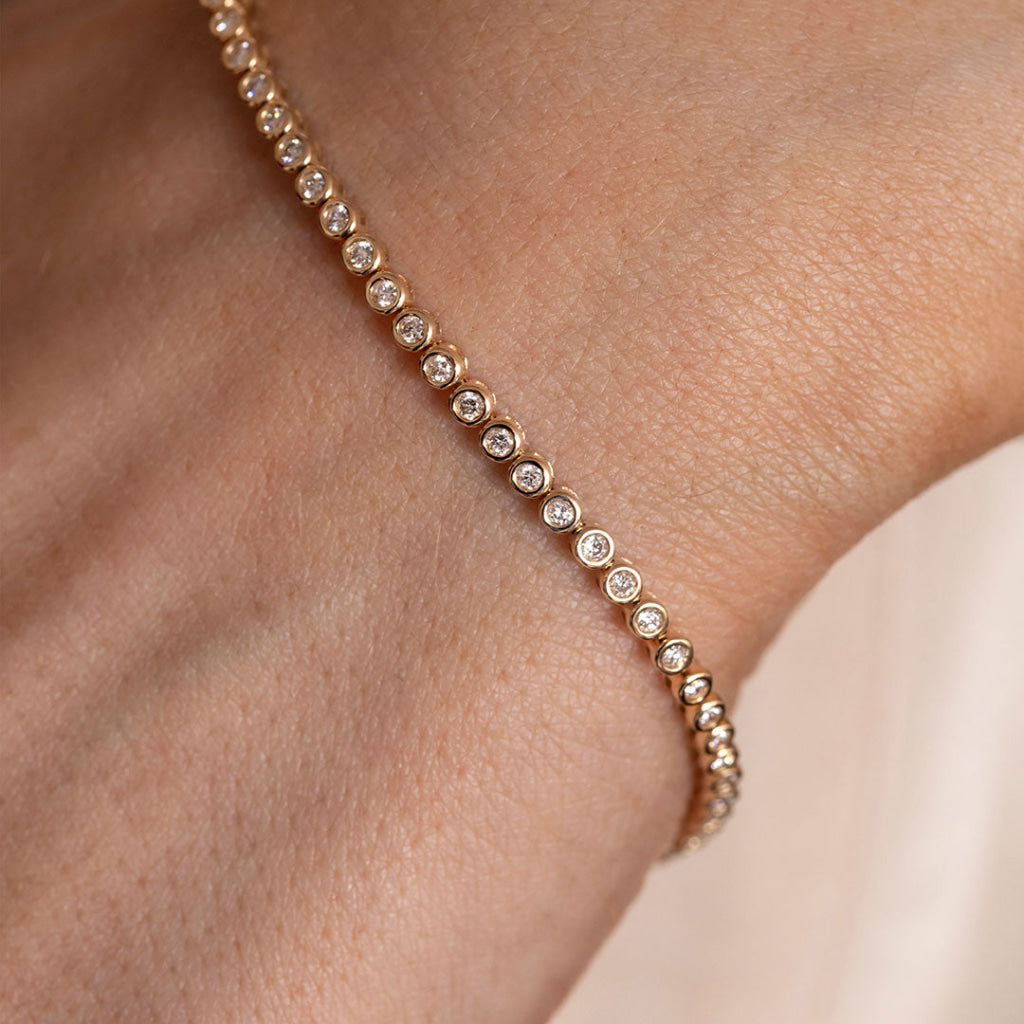 HOPE - 1ct | Lab Grown Diamond Tennis Bracelet in 9ct Gold