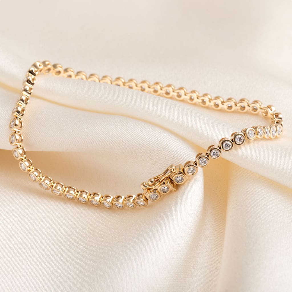 Hope - 2ct | Lab Grown Diamond Tennis Bracelet 9ct Gold