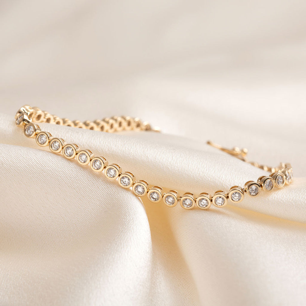 Hope - 2ct | Lab Grown Diamond Tennis Bracelet 9ct Gold