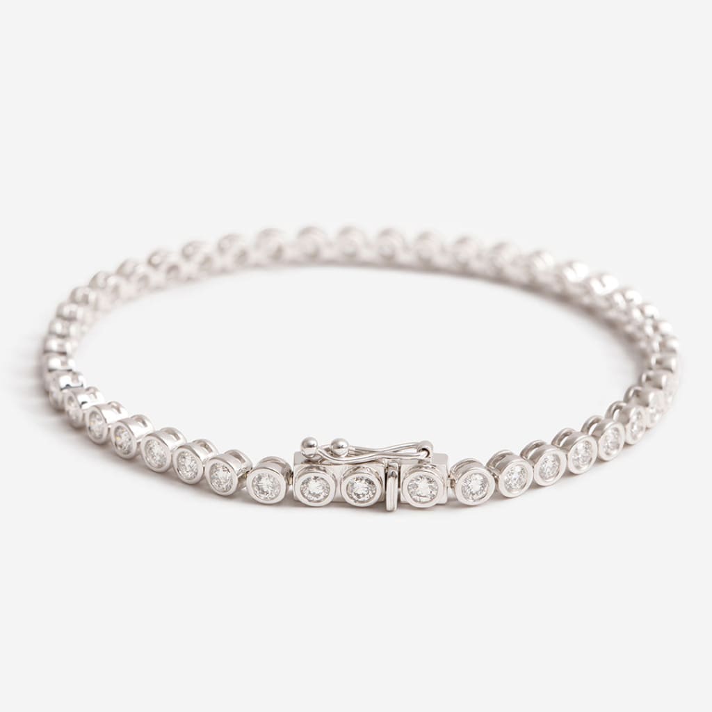 Hope - 3ct | Lab Grown Diamond Tennis Bracelet 9ct White