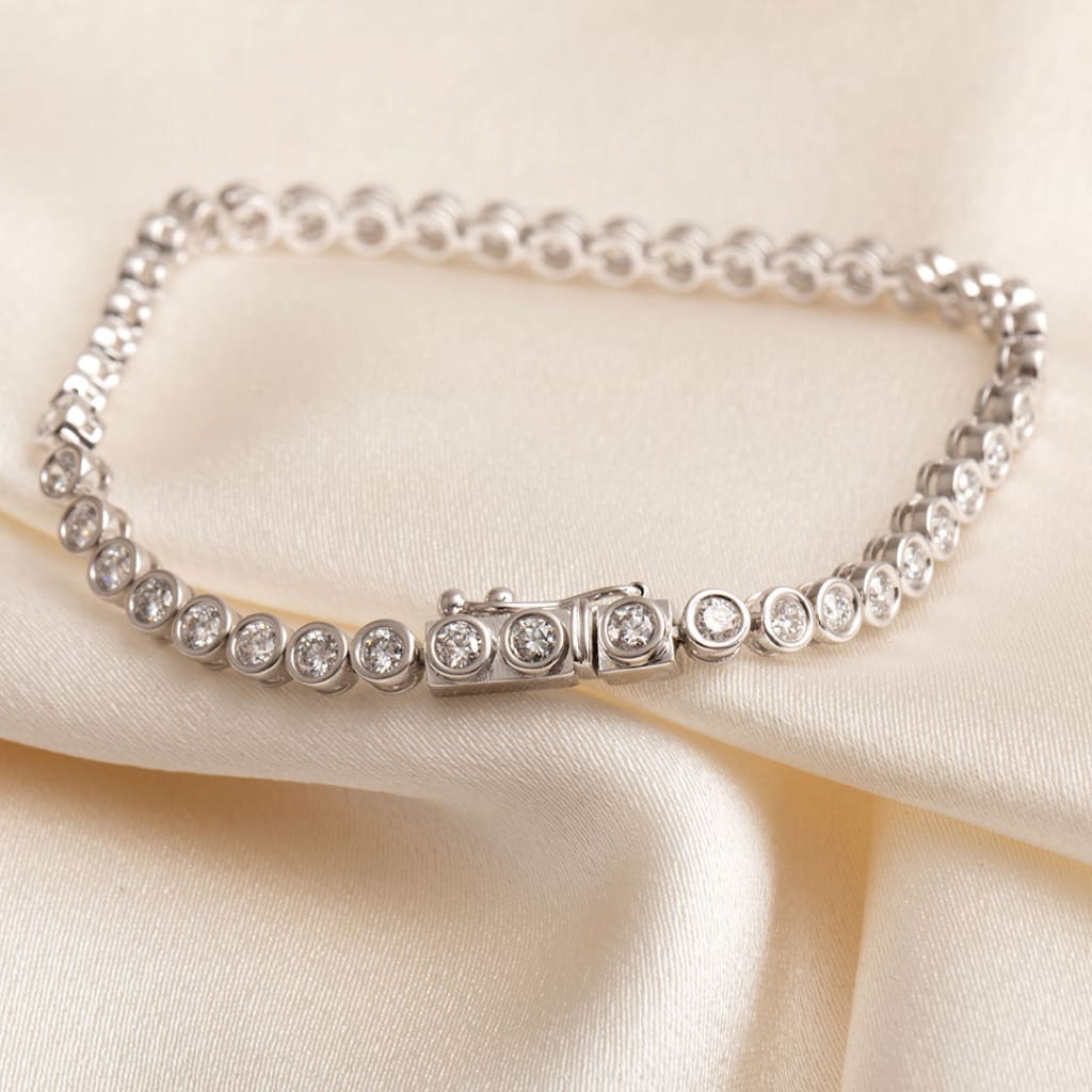 Hope - 3ct | Lab Grown Diamond Tennis Bracelet 9ct White