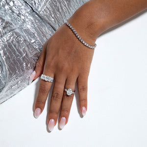 Hope - 3ct | 9ct White Gold Lab Grown Diamond Tennis Bracelet