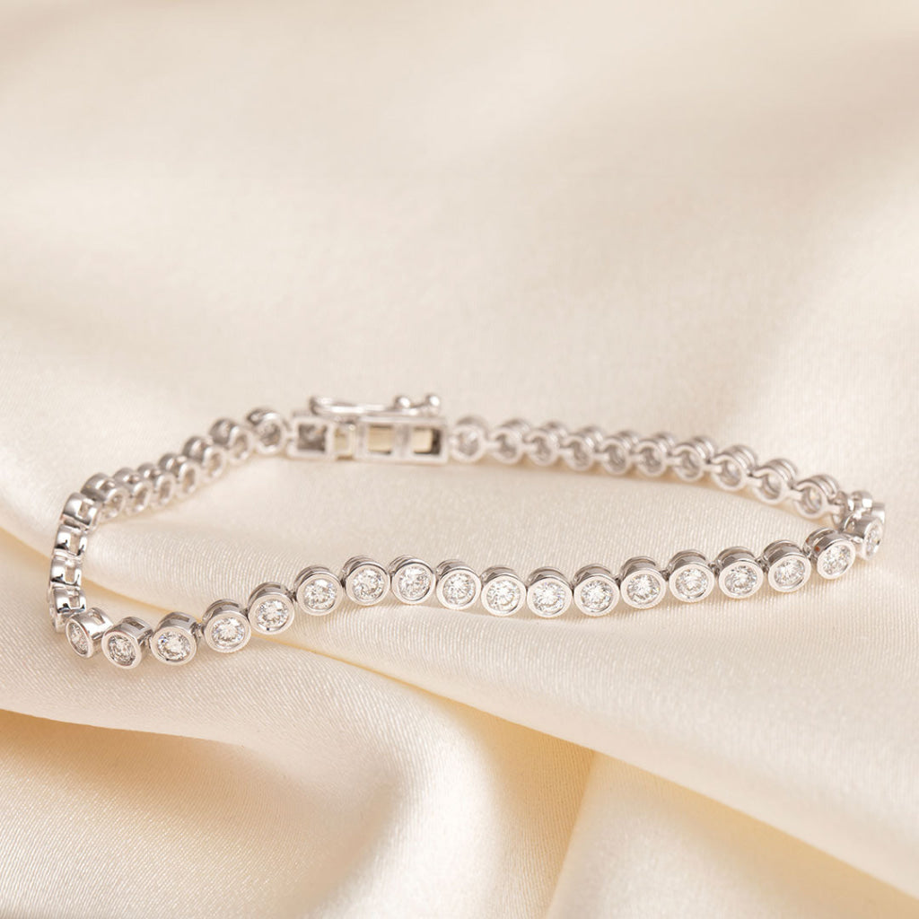Hope - 3ct | Lab Grown Diamond Tennis Bracelet 9ct White