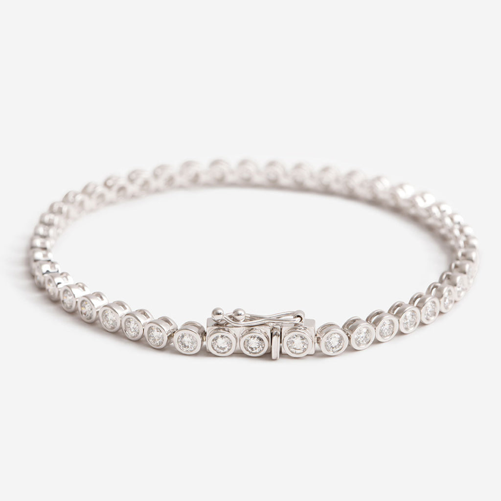 Hope - 3ct | Lab Grown Diamond Tennis Bracelet 9ct White