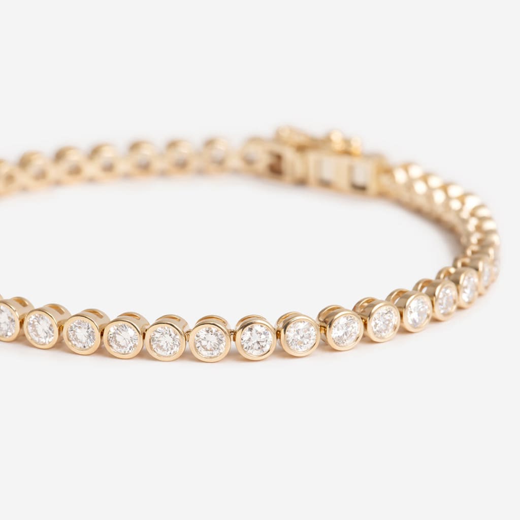 Hope - 4ct | Lab Grown Diamond Tennis Bracelet 9ct Gold