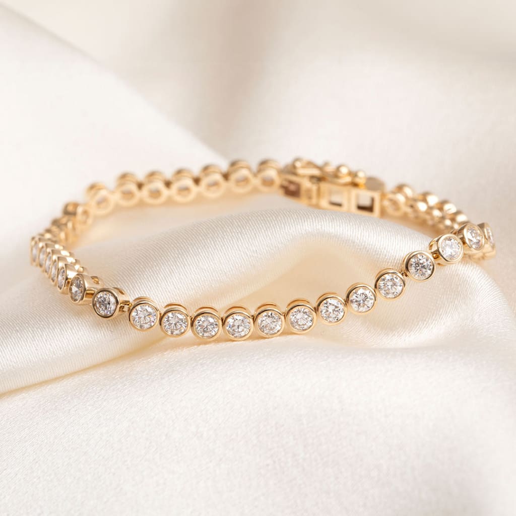 Hope - 4ct | Lab Grown Diamond Tennis Bracelet 9ct Gold