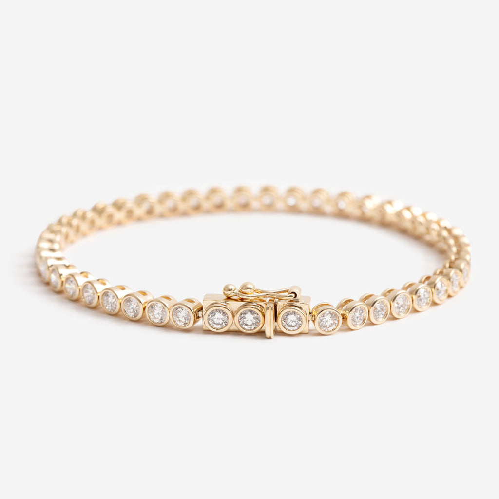 Hope - 4ct | Lab Grown Diamond Tennis Bracelet 9ct Gold