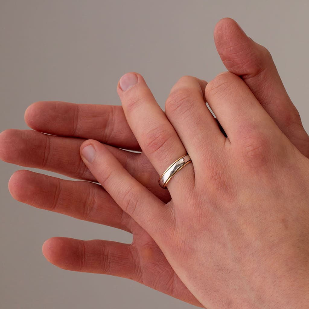 Horrigan | Two Tone 5mm Men's Wedding Ring
