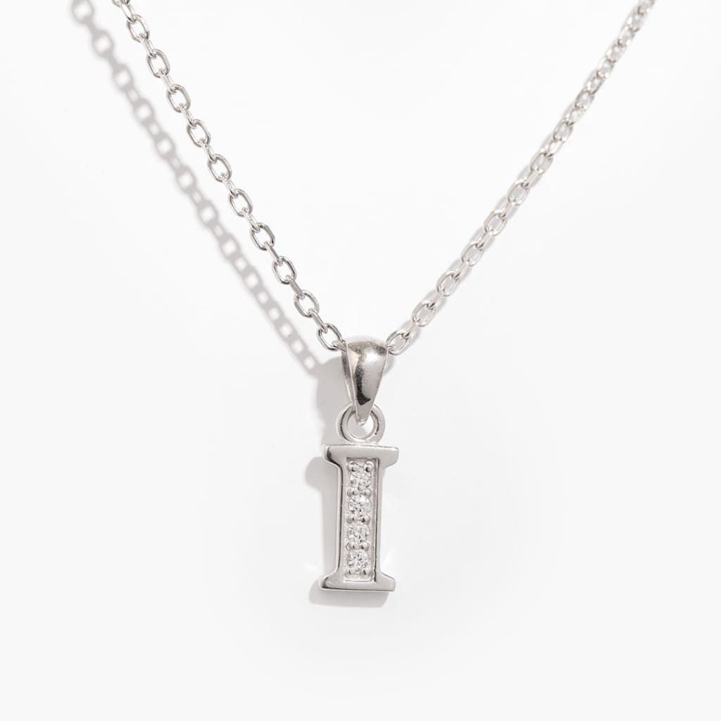 'I' Necklace | Sterling Silver