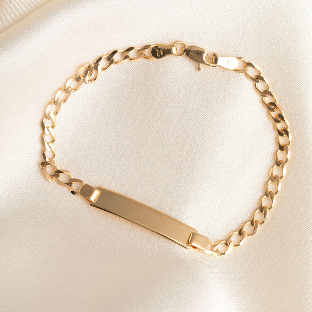 Identity Curb Bracelet | 9ct Gold - Bracelet