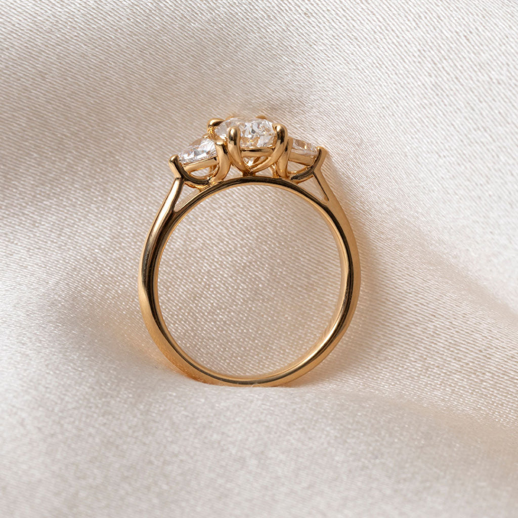 IKARIA 1.50ct | Pear 3-Stone Lab Grown Diamond Engagement
