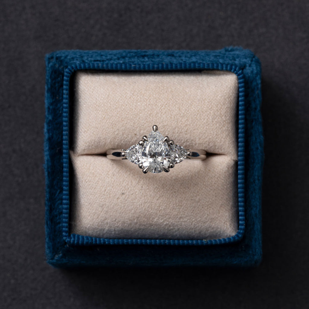 IKARIA 1.50ct | Pear 3-Stone Lab Grown Diamond Engagement