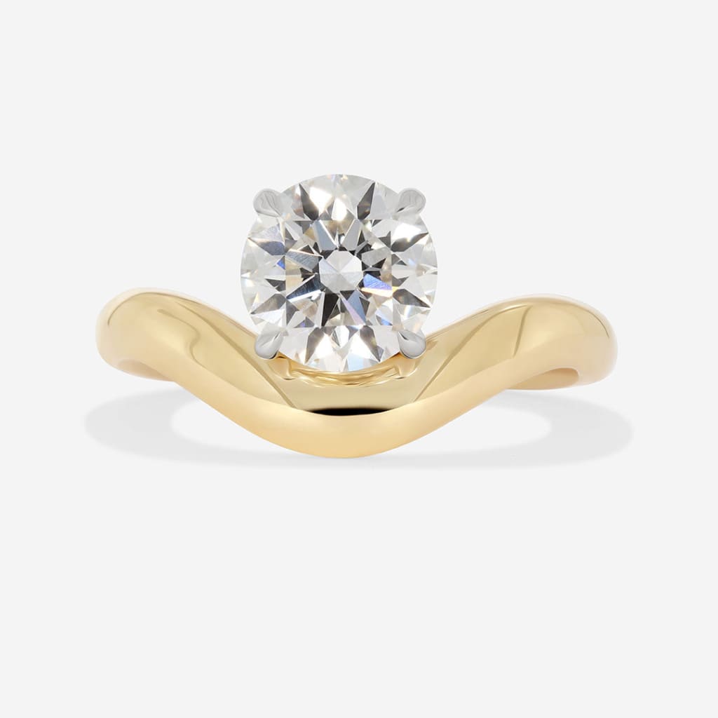 Imelda| Round Solitaire Lab Diamond Set in 18ct Gold 1.50ct