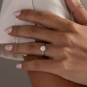 IMPERIAL 1.20ct | Round Solitaire Lab Grown Diamond Engagement Ring in Platinum