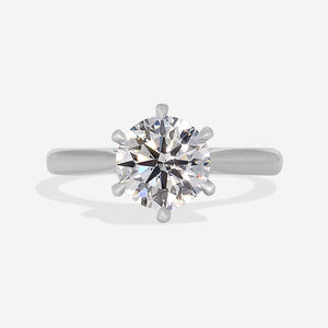 IMPERIAL 1.50ct | Round Solitaire Lab Grown Diamond Engagement Ring in Platinum