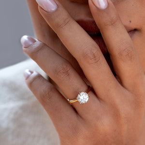 IMPERIAL 2ct | Round Solitaire Lab Grown Diamond Engagement Ring in 18ct Gold