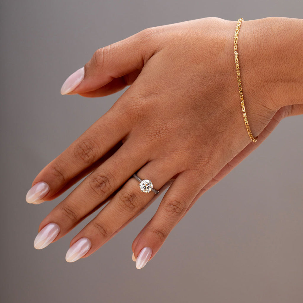 IMPERIAL 2ct | Round Solitaire Lab Grown Diamond Engagement