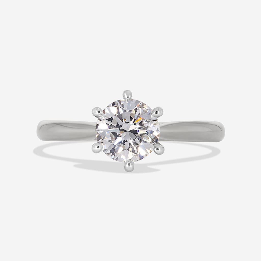 Imperial Platinum 1ct Lab Grown Diamond Engagement Ring