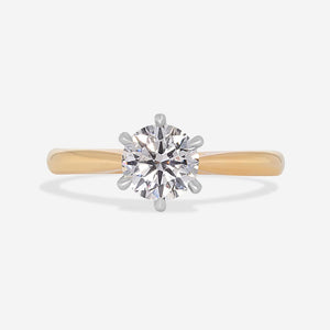 IMPERIAL 0.75ct | Round Solitaire Lab Grown Diamond Engagement Ring in 18ct Gold