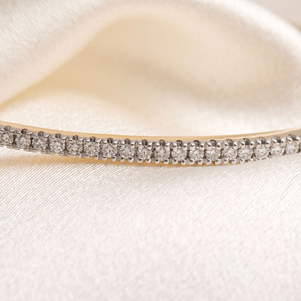 Indiana Diamond Bangle | 9ct Gold - Bracelet