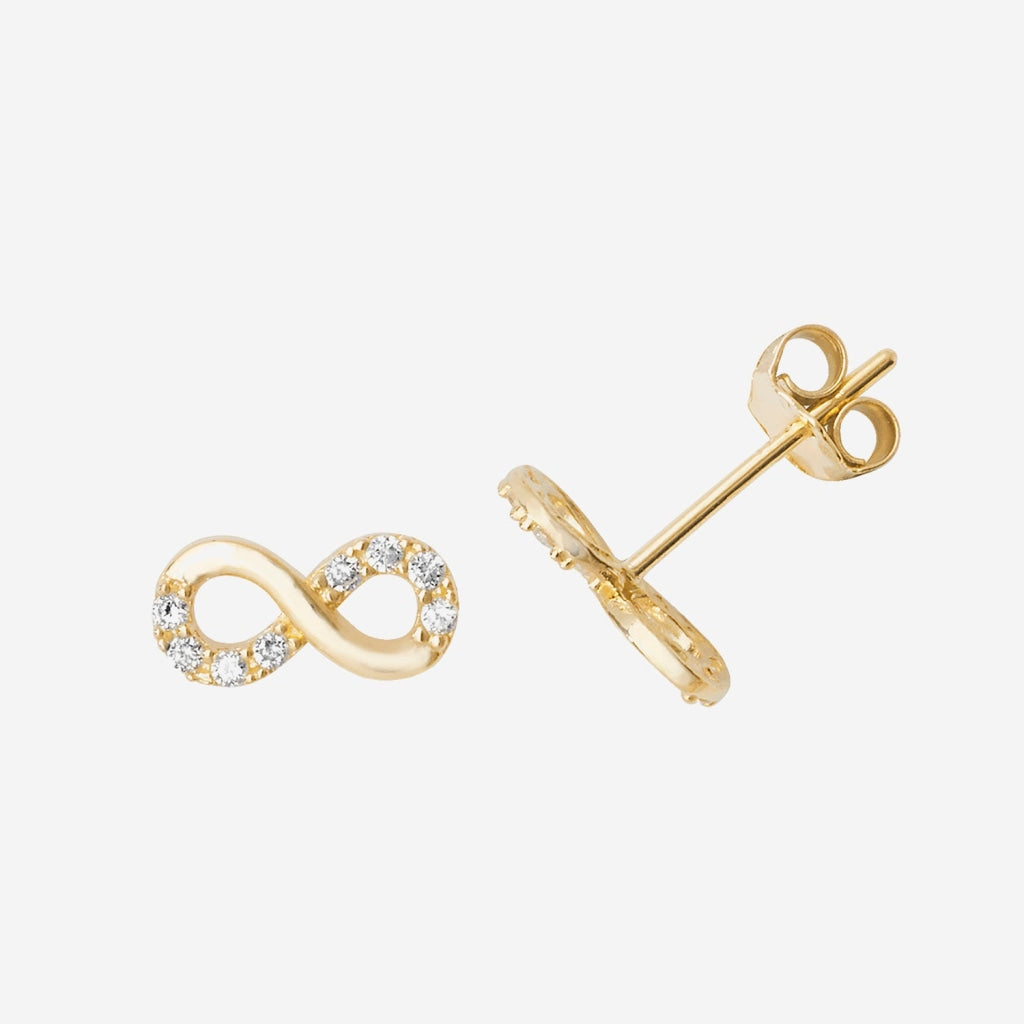Infinite Sparkle Earrings | 9ct Gold - Earrings
