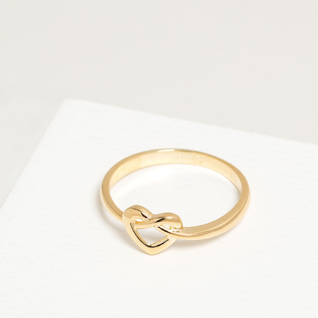 Infinity Heart Ring | 9ct Gold