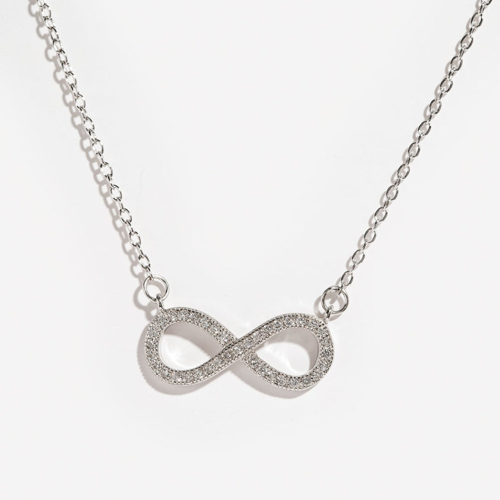 Infinity Necklace Sterling Silver Gear – Gear Jewellers