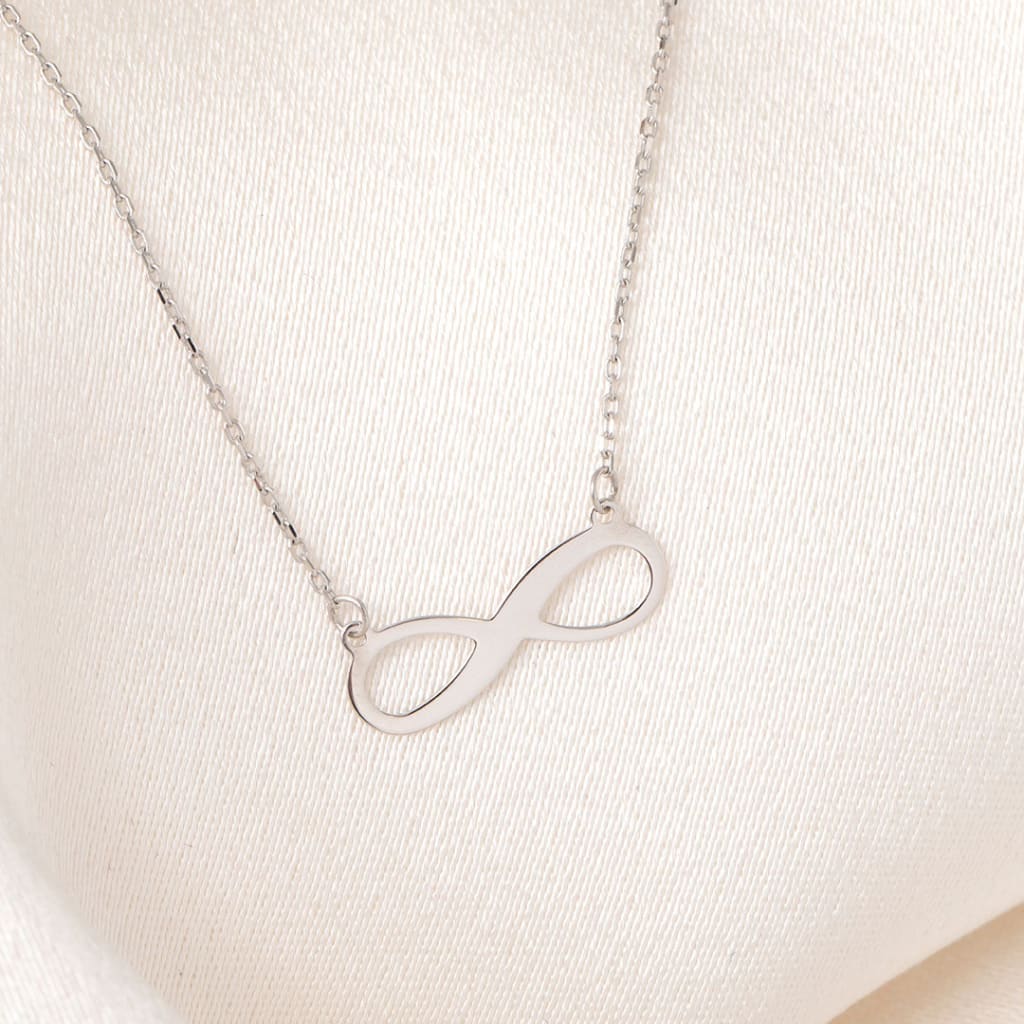 Infinity Necklet | 9ct White Gold - Necklace