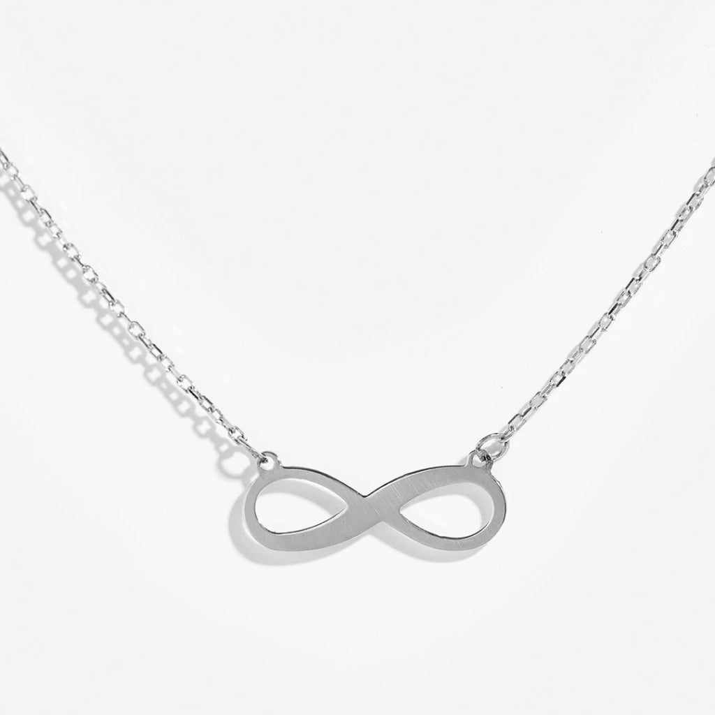 Infinity Necklet | 9ct White Gold