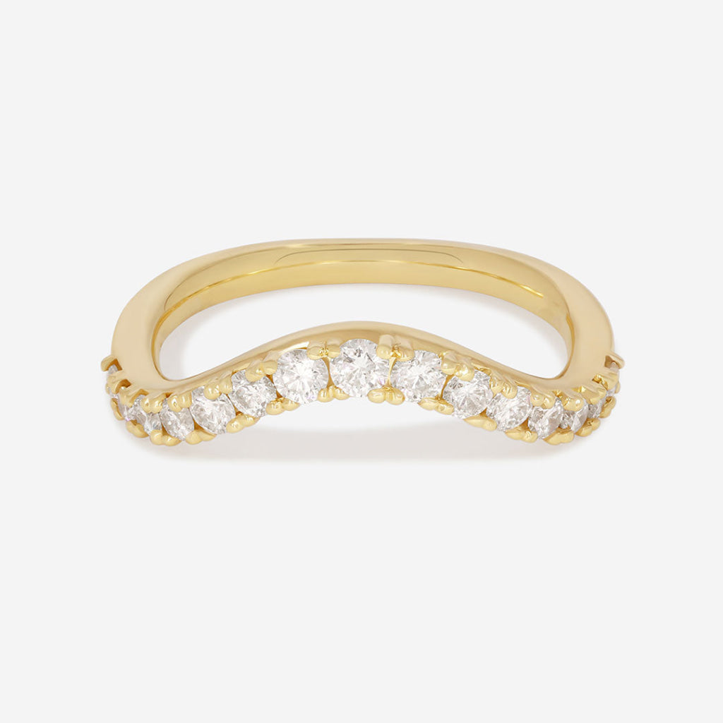 INGRID | Lab Grown Diamond Wedding Ring in 18ct Gold - Rings