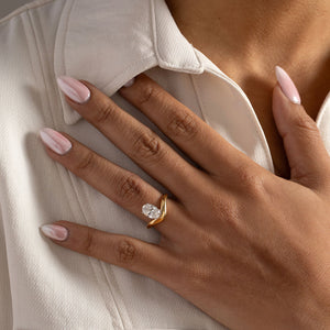 INKA 1.50ct | Oval Solitaire Lab Grown Diamond Engagement Ring in 18ct Gold