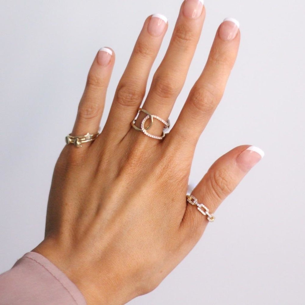 Interlocking Ring | 9ct Gold