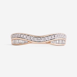 IRIS | Diamond Wedding Ring in 9ct Gold