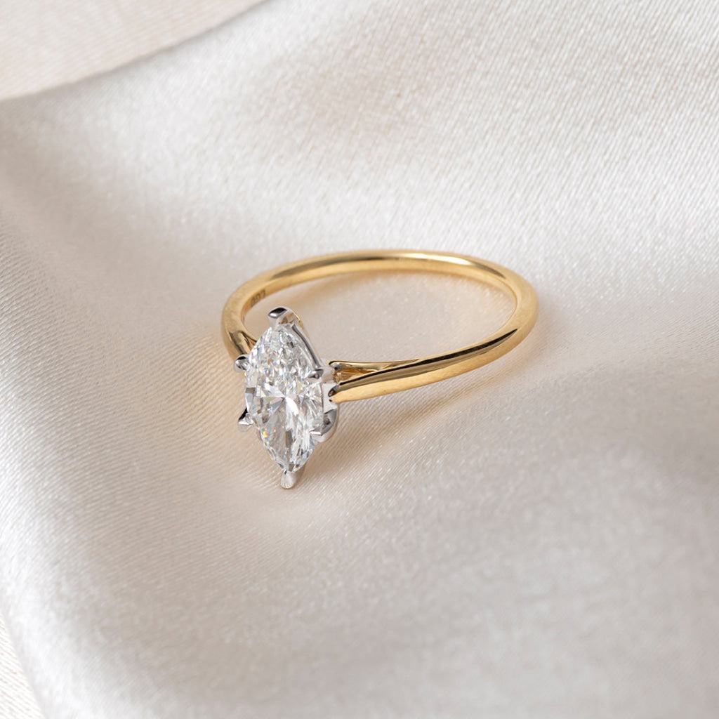 ISLA 1ct | Marquise Solitaire Lab Grown Diamond Engagement