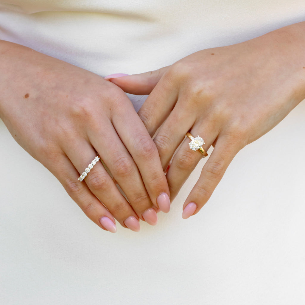IVY 1.00ct | Natural Diamond Eternity Ring in 18ct Gold