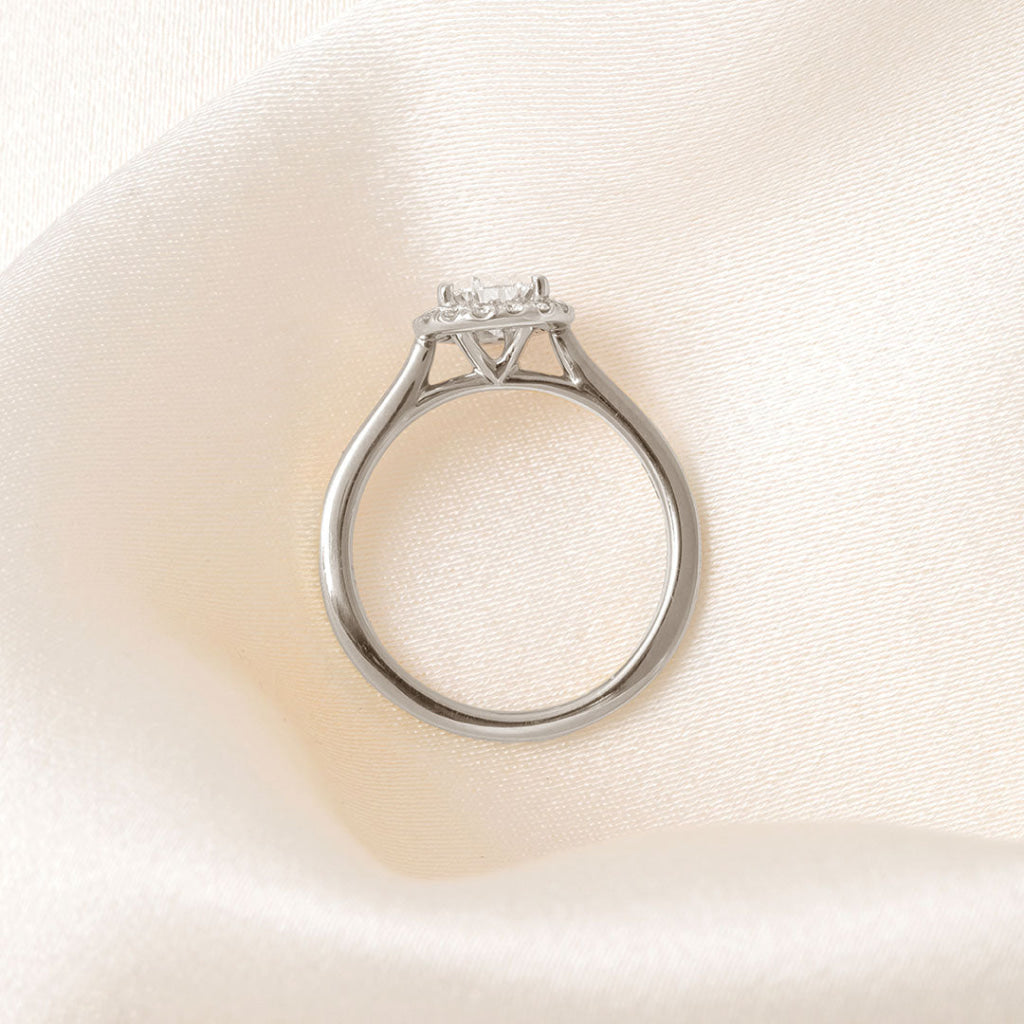 JAMIE 1.20ct | Pear Halo Lab Grown Diamond Engagement Ring