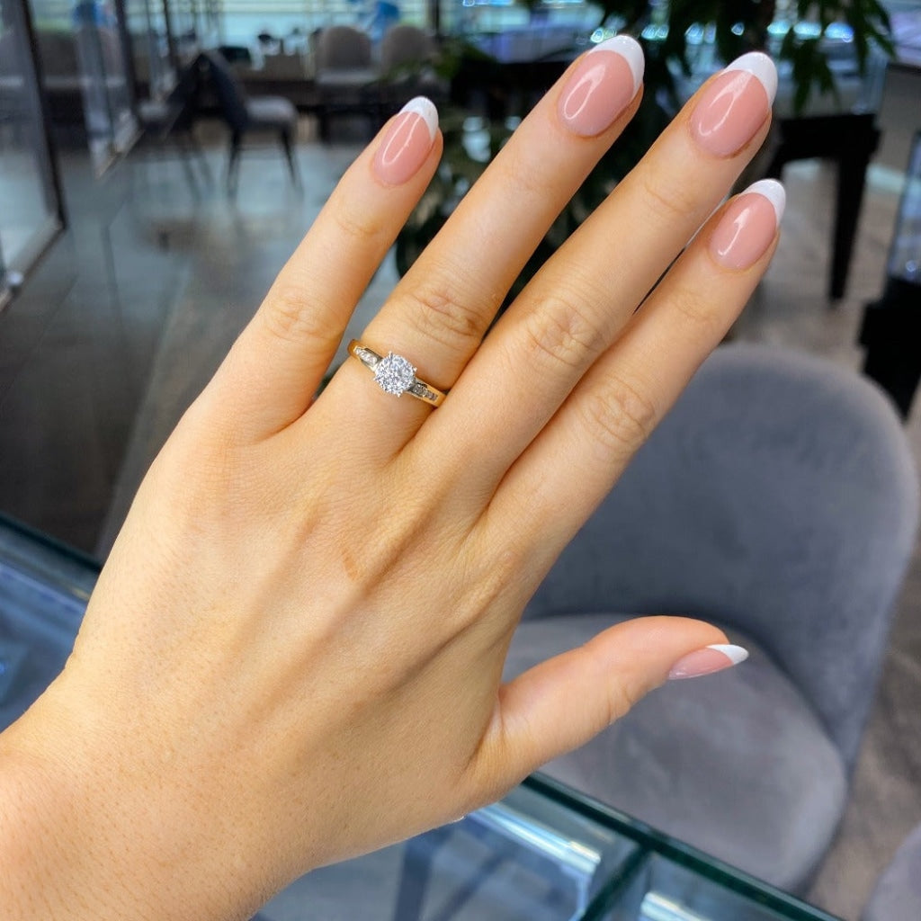 Jess 9ct Gold Diamond Engagement Ring