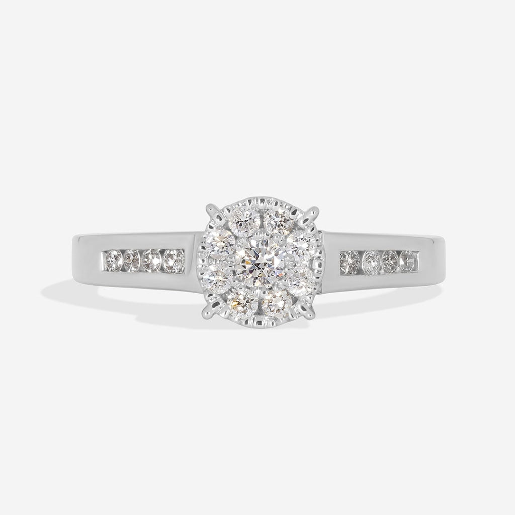 JESS | White Gold Diamond Engagement Ring - Rings