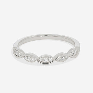 JOAN | Diamond Wedding Ring in Platinum
