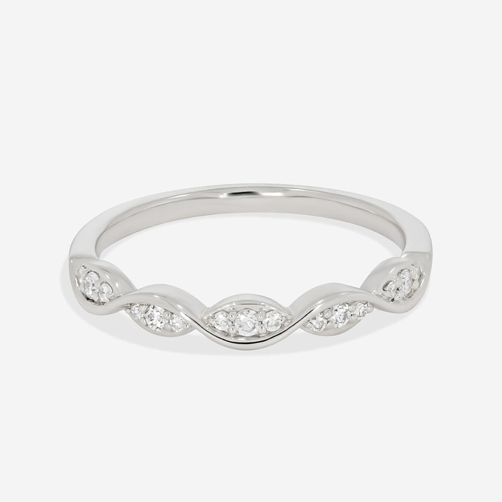Joan - Platinum | Diamond Wedding Ring - Rings
