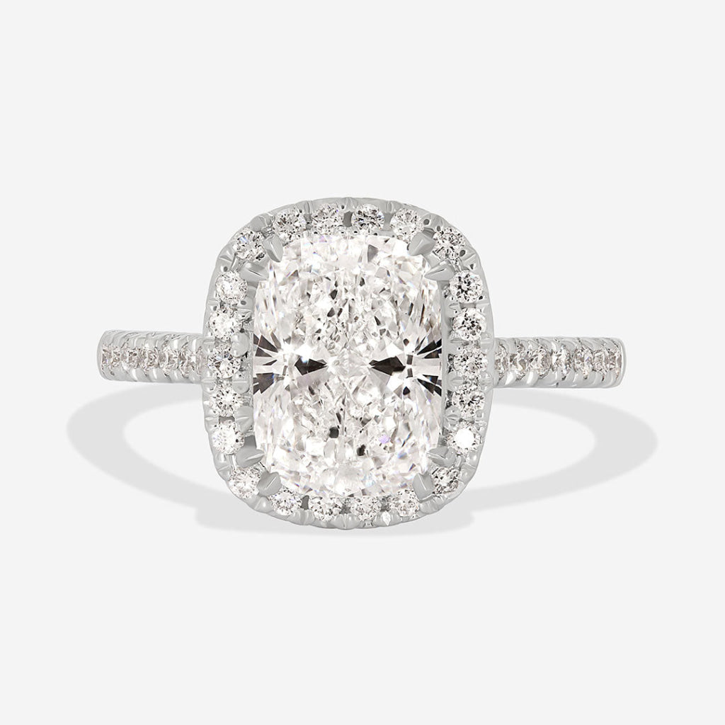JORDAN 2.80ct | Cushion Solitaire Lab Grown Diamond