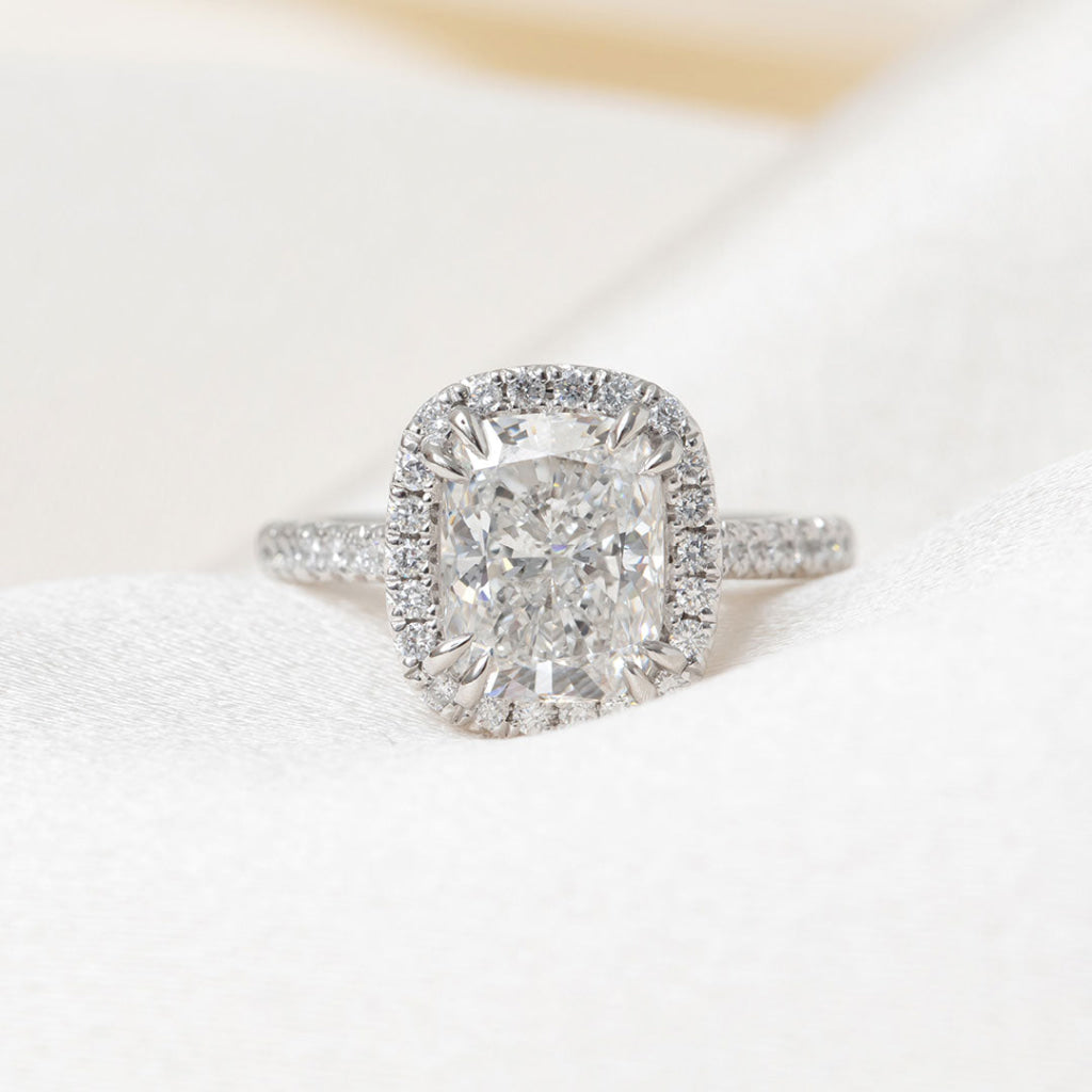 JORDAN | Cushion Solitaire Lab Grown Diamond Engagement