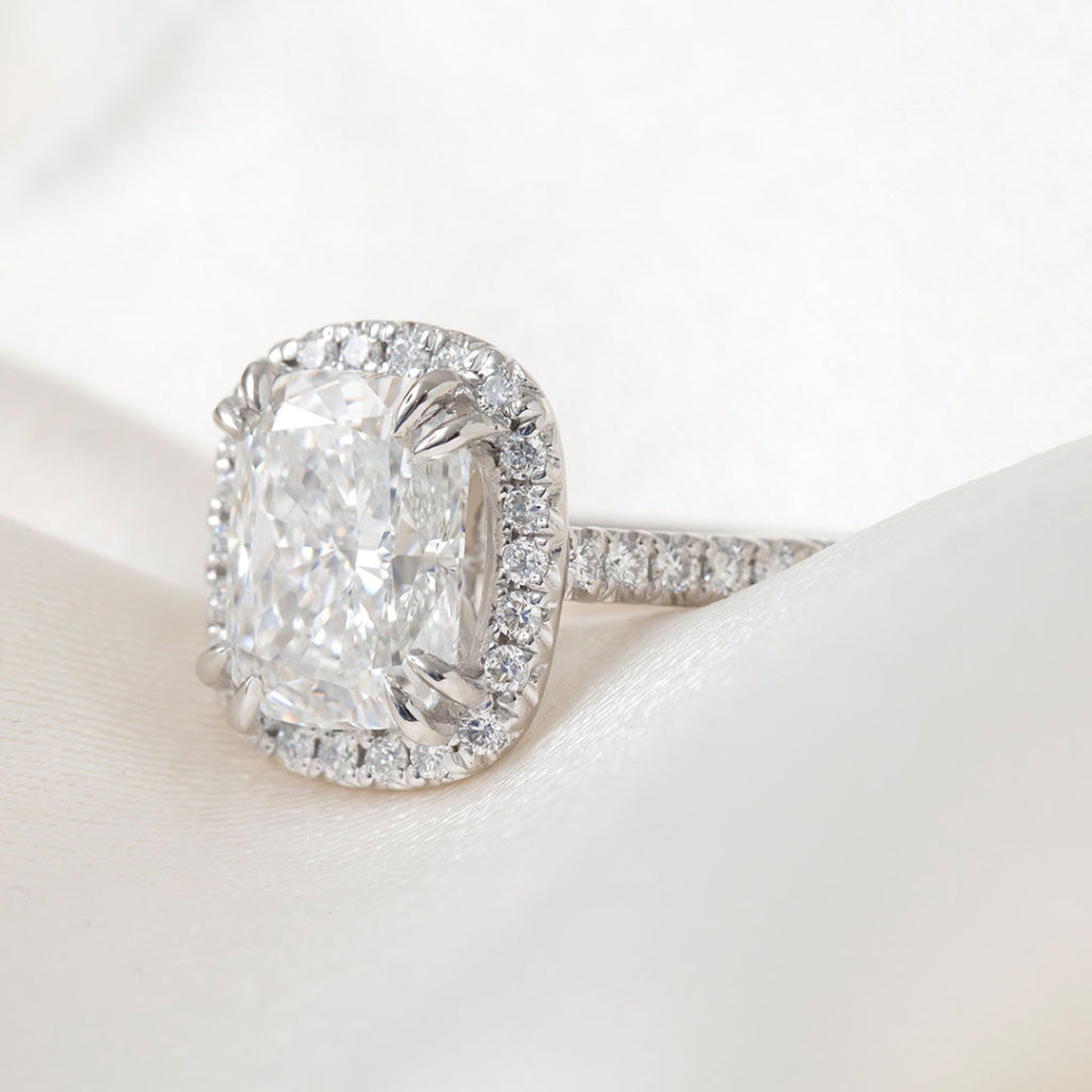 JORDAN | Cushion Solitaire Lab Grown Diamond Engagement
